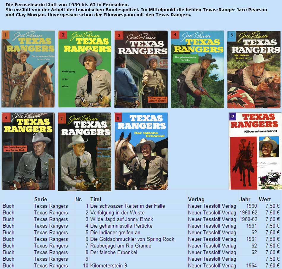 Fernsehbücher Texas Ranger
