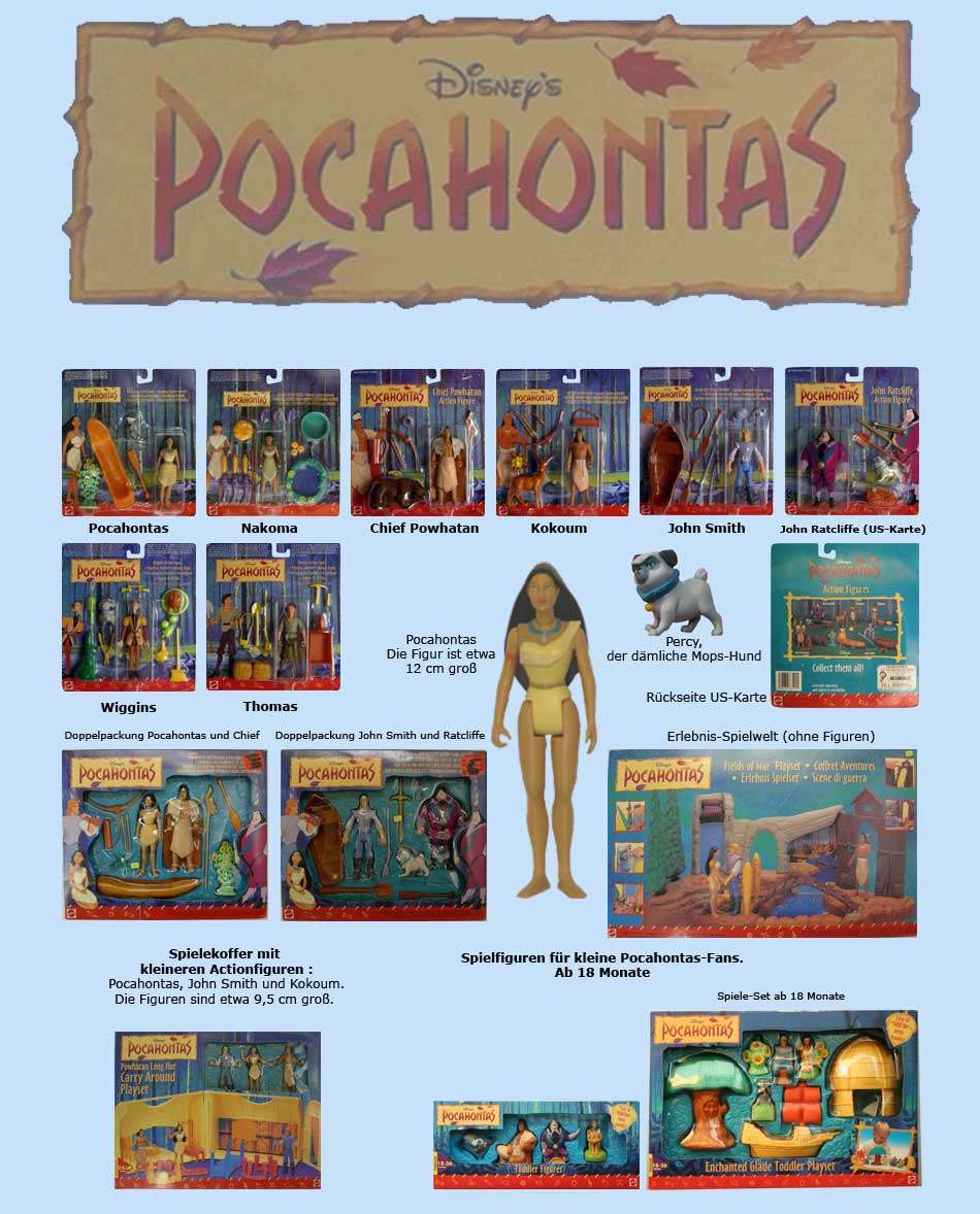 KuschelMuschel Actionfiguren Pocahontas Mattel