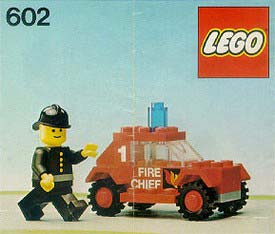 LEGO 602 - Feuerwehr-Hauptmann
