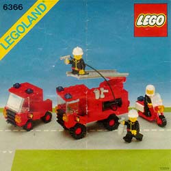 LEGO 6366 - Feuerwehr mit Einsatzwagen
