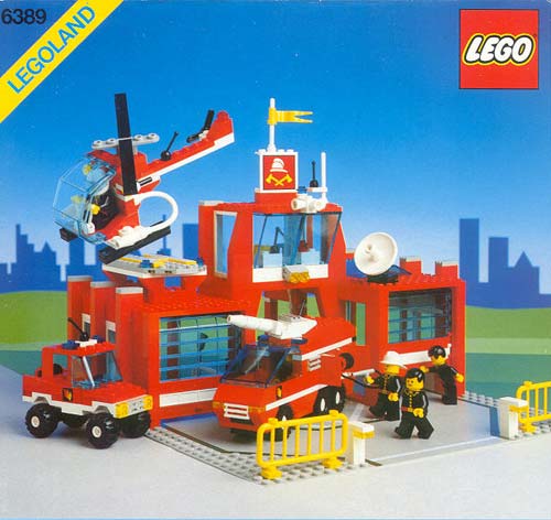 LEGO 6389 - Feuerwehr Ensatz-Zentrale