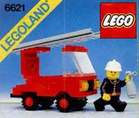 LEGO 6621 - Feuerwehr-Rettungswagen