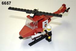 LEGO 6657 - Feuerlösch-Hubschrauber